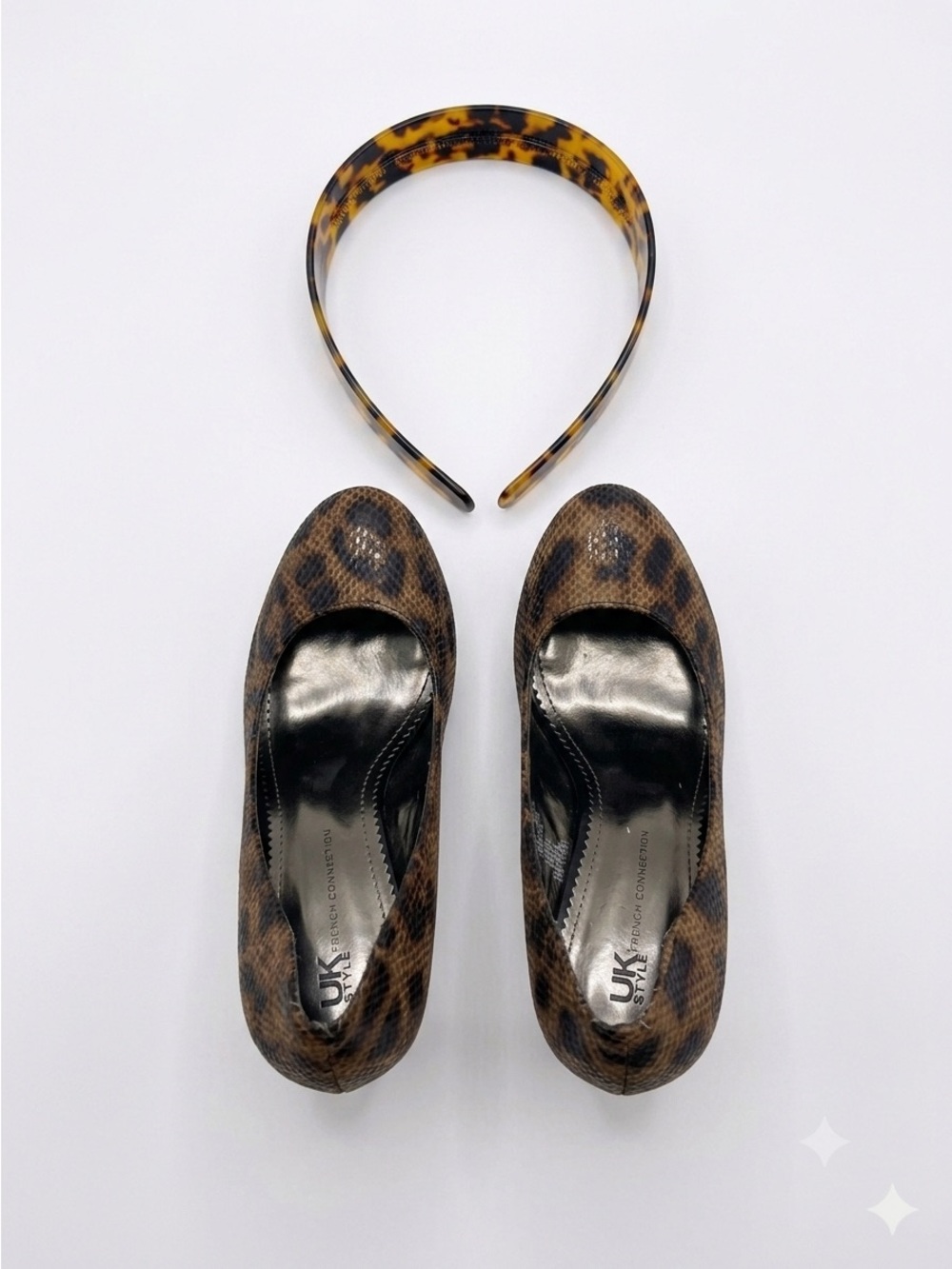 Leopard Print Platforms & Headband